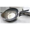 Image 1 : LOT OF 3 ALUMINUM FRYING PANS