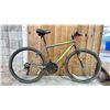 Image 1 : MOVELO GREY/GREEN 18 SPEED BICYCLE *NO KICKSTAND*