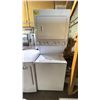 Image 1 : FRIGIDAIRE STACKING WASHER & DRYER SET (WASHER DOOR LOCKED)