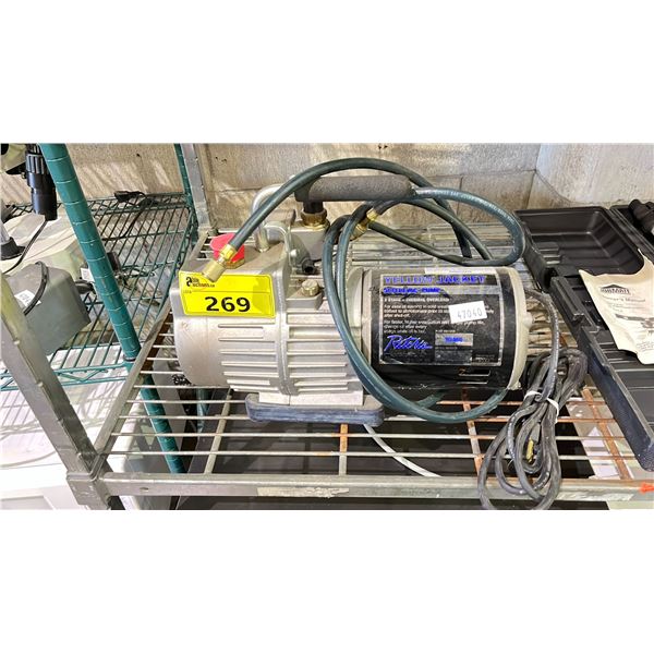 RITCHIE YELLOW JACKET SUPEREVAC PUMP 2 STAGE - THERMAL OVERLOAD