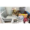 Image 2 : APPETIZERS ON ICE LARGE REVOLVING SERVING PLATTER, CHEFS CHOICE KNIFE SHARPENER, MINI WAFFLE MAKER,