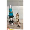 Image 2 : LAVA LAMP WITH EXTRA BULB, PAIR OF HIMALAYAN SALT LAMPS, WAX MELT WARMER & DECOR ITEMS