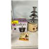 Image 1 : SALTON AUTOMATIC ELECTRIC RICE COOKER & AN ELECTRIC CHOCOLATE FONDUE FOUNTAIN