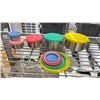 Image 2 : (6) HORIZON 5-PC STAINLESS STEEL FOOD CONTAINERS