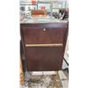 Image 2 : DARK WOODEN DISPLAY CASE - APPROX. 24"W X 24.5"D X 40.5"H