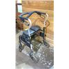Image 2 : EVOLUTION TRILLIUM TALL PADDED MOBILITY WALKER WITH BASKET