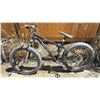 Image 1 : SNAP ON BLACK 24 SPEED BICYCLE WITH FAT TIRES *NO KICKSTAND*