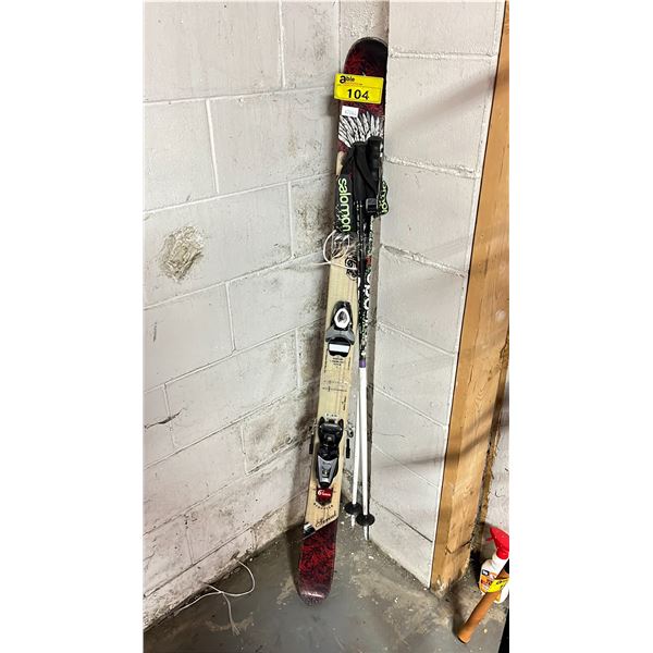 PAIR OF DYNASTAR 6TH SENSE KIDS SKIS WITH BINDINGS & POLES