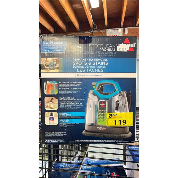 BISSELL SPOTCLEAN PROHEAT CARPET & UPHOLSTERY CLEANER