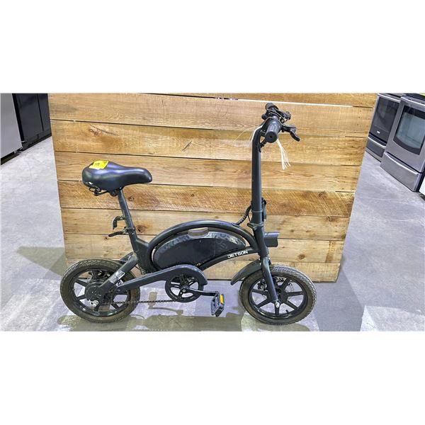 *POWERS ON* JETSON BOLT PRO E-BIKE WITH BATTERY (NO CHARGER, UNKNOWN WORKING CONDITION)