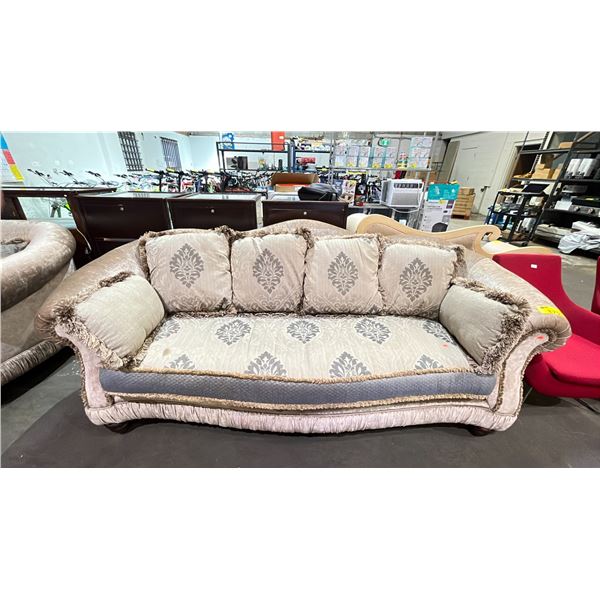 DECOR-REST CHANEL WOOD FABRIC SOFA