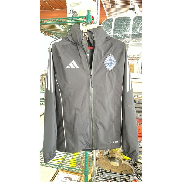 *NEW WITH TAGS* ADIDAS RAIN.RDY VANCOUVER WHITECAPS FC JACKET SIZE XS