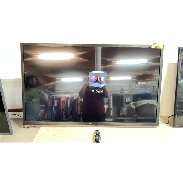 *TESTED WORKING* LG 50  TV WITH ATTACHED WALL MOUNT, REMOTE & POWER CORD (NO STAND)
