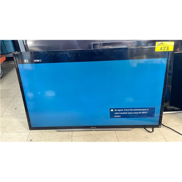 *TESTED WORKING* SONY 40" TV WITH ATTACHED WALL MOUNT BRACKET & POWER CORD (NO REMOTE, NO STAND)