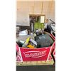 Image 1 : PALLET OF ASSORTED ITEMS INCLUDING; SEALY AIR MATTRESS, BACKYARD SHADE, CAT POWER STATION & MORE