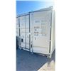 Image 2 : BEIGE 20' MAX CAPACITY 67,200 LBS SHIPPING CONTAINER WITH 1 FRONT DOUBLE DOOR &