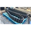Image 2 : PAIR OF MIVA INDUSTRIAL MINI EXCAVATOR RUBBER TRACK REPLACEMENTS