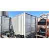 Image 1 : WHITE 10' 9,920 LBS MAXIMUM CAPACITY  INDUSTRIAL OFFICE CONTAINER WITH DOUBLE SWING FRONT DOORS,