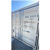 Image 1 : BEIGE 20' MAX CAPACITY 67,200 LBS SHIPPING CONTAINER WITH 1 FRONT DOUBLE DOOR &