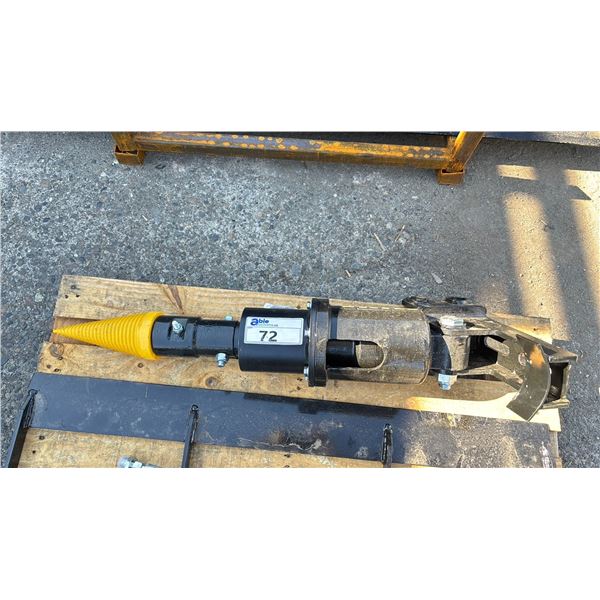 MIVA INDUSTRIAL HYDRAULIC MINI EXCAVATOR WOOD SPLITTING AUGER