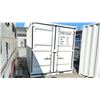Image 1 : WHITE 12' 10,120 LBS MAXIMUM CAPACITY  INDUSTRIAL OFFICE CONTAINER WITH DOUBLE SWING FRONT DOORS,
