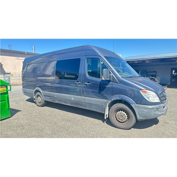 2012 MERCEDES SPRINTER, 3DR CARGO VAN, GREY, VIN WD3BE8CC9C5644256