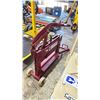 Image 2 : RED INDUSTRIAL MOBILE MANUAL BLOCK PAVING SPLITTER