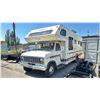 Image 1 : 1987 FORD ROYAL CLASSIC ECONOLINE 350, 3DR MOTORHOME, WHITE/RED, VIN 1FDKE30L6HHB80731