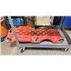 Image 4 : ROLLING METAL CART (APPROX. 39" W X 32" T X 25" D) WITH TOOLS & CREEPER
