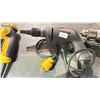 Image 5 : SHELF OF DEWALT ANGLE GRINDER, MAKITA CIRCULAR SAW, DEWALT 3/8" DRILL & OTHER TOOLS