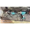 Image 2 : SHELF OF MAKITA ELECTRIC HAND TOOLS, SKIL SANDER, DREMEL, BLUE AIR MOVER & LEADER ECO JET R90