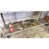 Image 1 : SHELF OF ASSORTED HAND TOOLS - INCLUDES A MULTIPURPOSE FIRE EXTINGUISHER