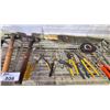 Image 3 : SHELF OF ASSORTED HAND TOOLS - INCLUDES A MULTIPURPOSE FIRE EXTINGUISHER