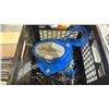 Image 1 : POWER FIST 2 TON TRIANGLE CHAIN HOIST WITH CHAIN IN A MILK CRATE
