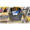 Image 2 : POWER FIST 2 TON TRIANGLE CHAIN HOIST WITH CHAIN IN A MILK CRATE