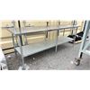 Image 2 : ULINE H-9644 STAINLESS STEEL 96"W X 30"D X 35.5"H WORK TABLE