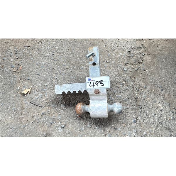 INDUSTRIAL TRAILER HITCH RECEIVER WITH DUAL BALL MOUNT