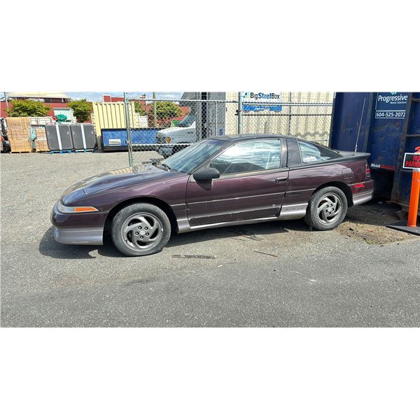 1991 EAGLE TALON RED VIN 4E3BT64U5ME093776