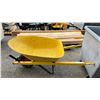 Image 1 : YELLOW PNEUMATIC TIRE WHEELBARROW