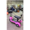 Image 2 : BINRAY PINK 3 WHEEL ELECTRIC SCOOTER WITH KEYS & CHARGER