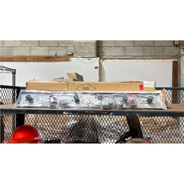 OCEAN PACIFIC PG BARRINGTON 21-24 LIGHT FIXTURE - 5 CHROME VANITY BAR QTY 6