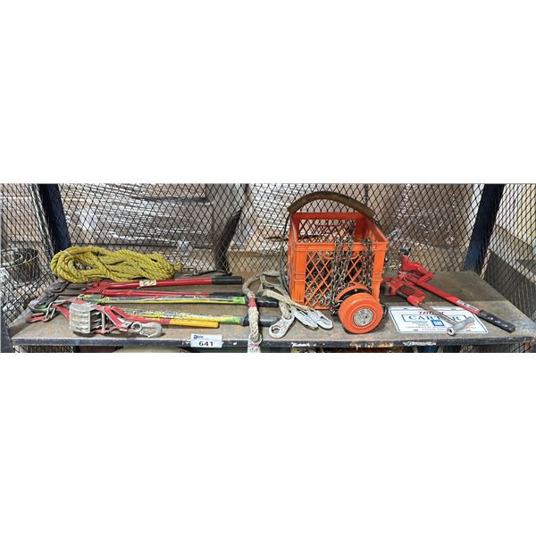PIPE WRENCHES, CHAIN HOIST, HOOKS & MORE