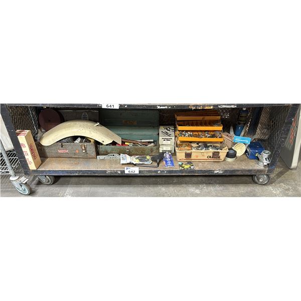 VINTAGE TOOLS & MOTORCYCLE ACCESSORIES, MOTORCYCLE AIR FILTERS, TAPES, FUNNELS, TORCH CYLINDER