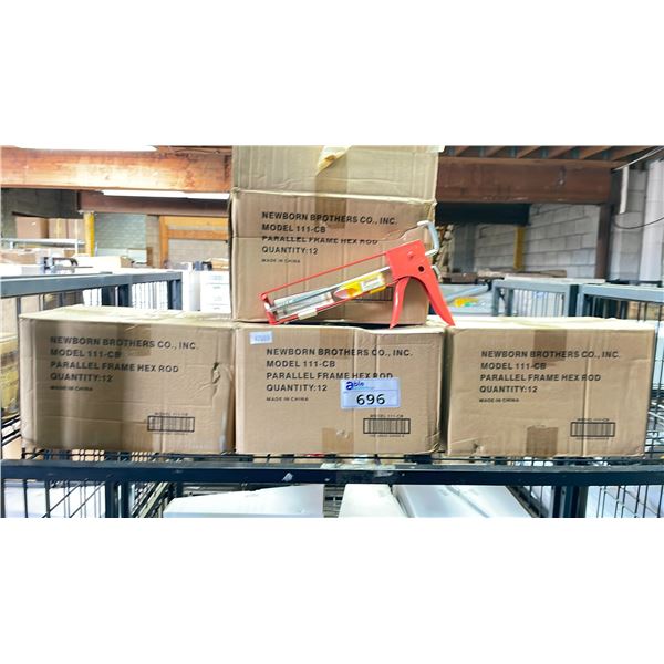 (4) BOXES OF CAULK FINISHERS WITH CAPS