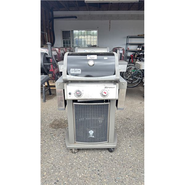 WEBER STAINLESS STEEL PROPANE GRILL