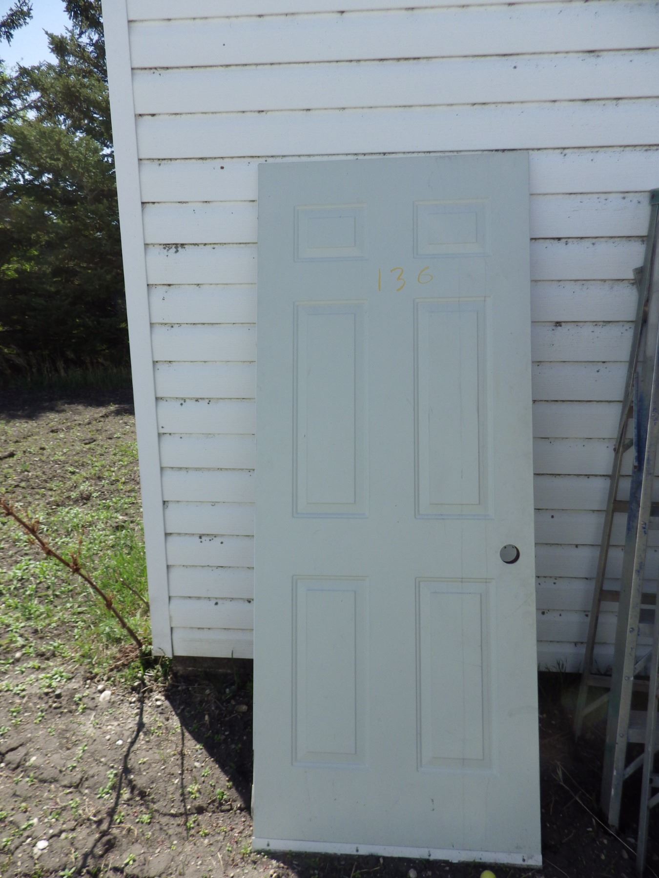 Outside Door 32X80 Metal clad exterior door. 32x80