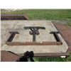 Image 1 : Metal frame for picnic table.