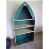 Image 1 : Bookshelf built in the style of a boat.