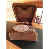Image 1 : Brunswik Panatrope portable gramaphone record player -- WORKS