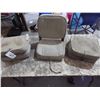 Image 1 : Lot of three boat seats.